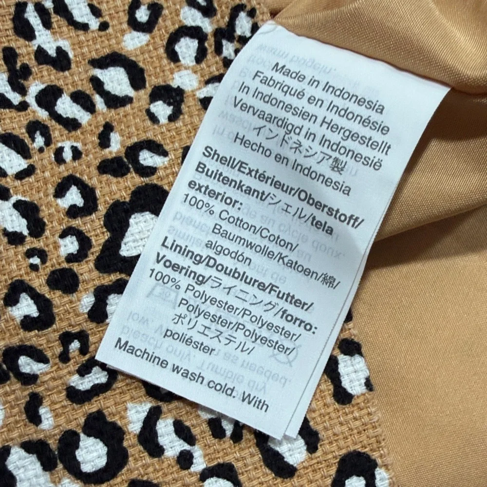 J. Crew Leopard Print Basketweave Midi Sheath Dress